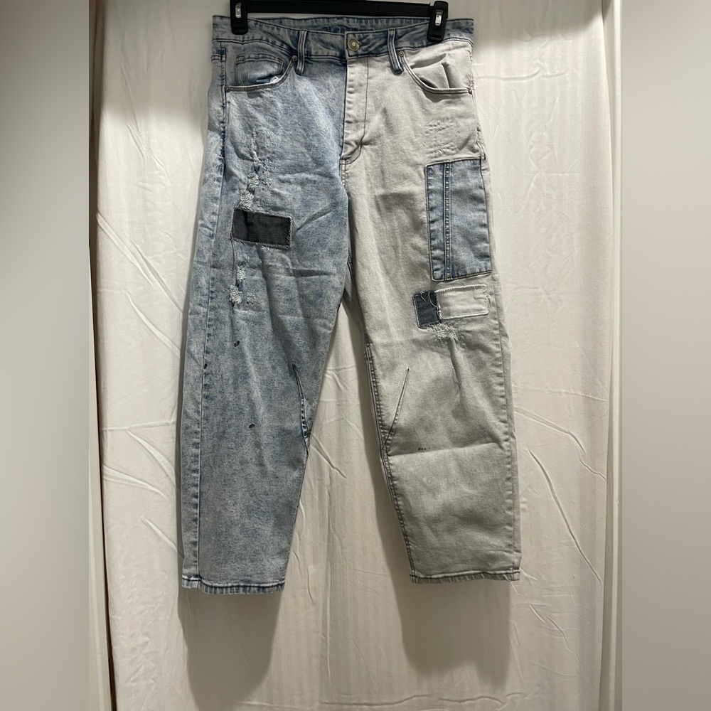 Rue 21 Patchwork 2 Toned Jeans